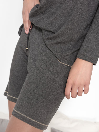 pantalón corto de pijama, de la colección Homewear MONICA LENDINEZ
